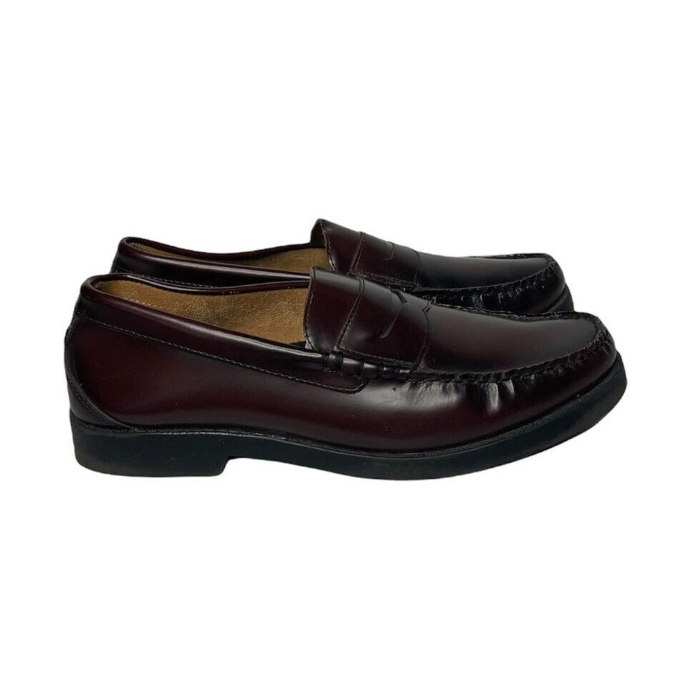 Nunn Bush‎ All Terrain Penny Loafers Burgundy Slip On Leather Business Dress 9W